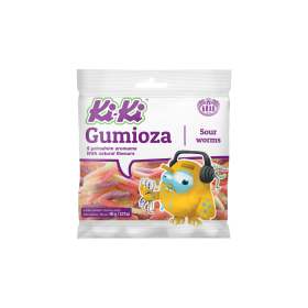Ki-Ki gumioza - Sour worms 90g