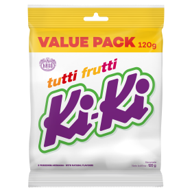 Ki-Ki Tutti Frutti - Value Pack 120g