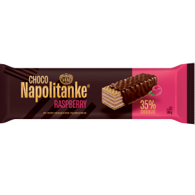 Choco Napolitanke 108g Malina