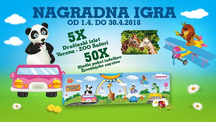 Sodelujte v nagradni igri Životinjsko carstvo