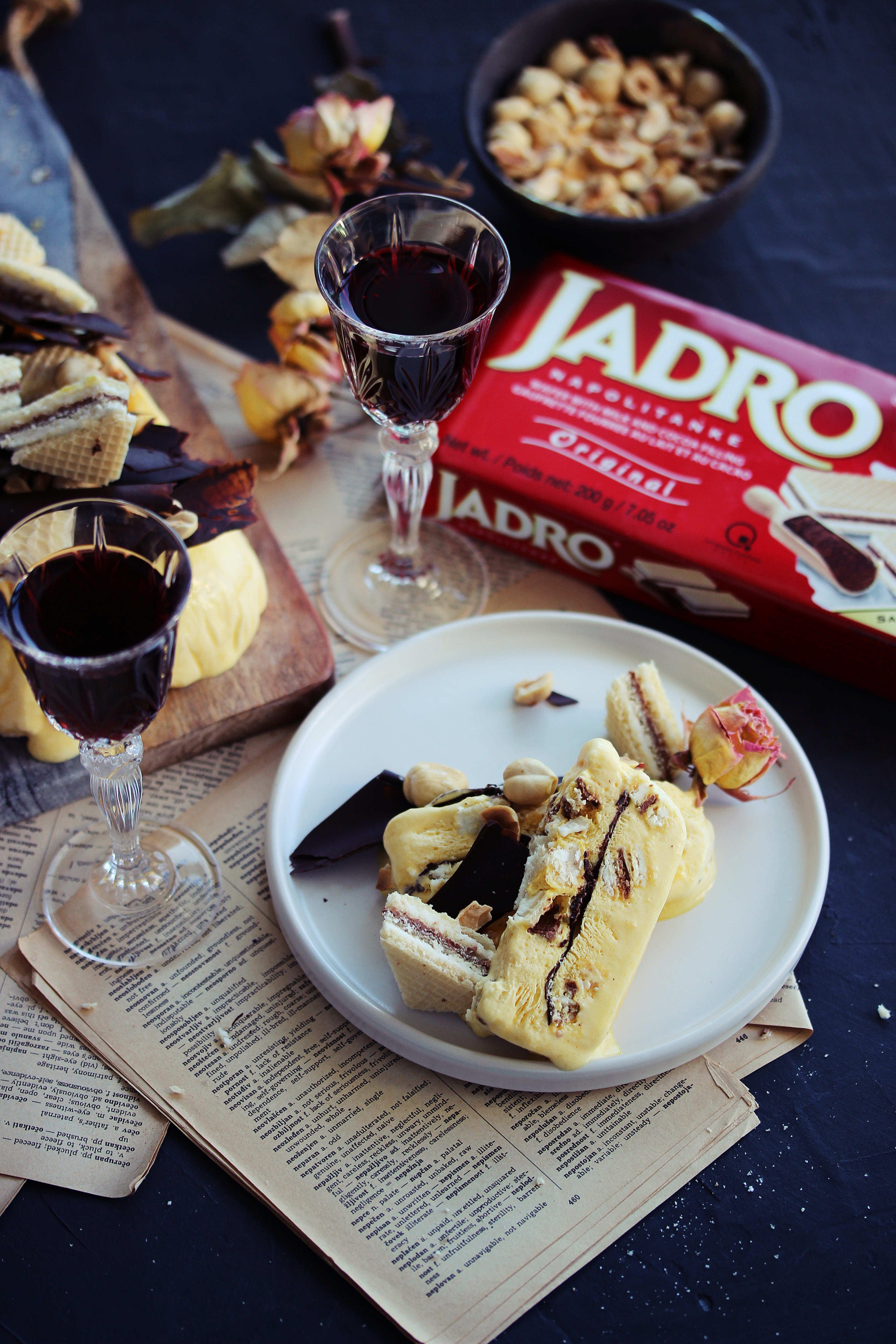 Semifreddo s Jadro napolitankama Semifreddo s Jadro napolitankama